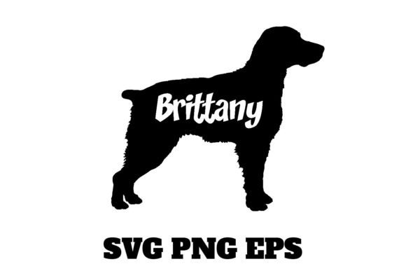 Brittany Dog Silhouette Breeds