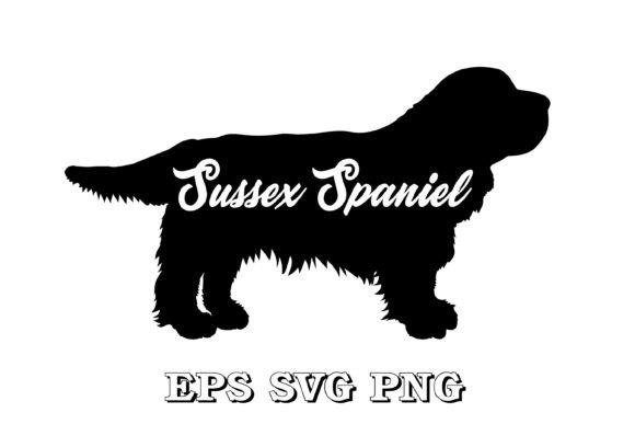 Embroidery Design Review: Sussex Spaniel Dog Silhouette Vector