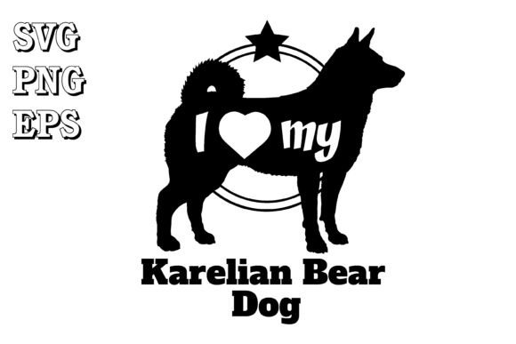 Karelian Bear Dog Silhouette
