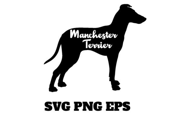 Manchester Terrier Dog Silhouette