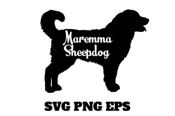 Maremma Sheepdog Dog Silhouette