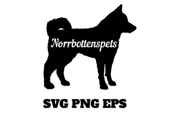 Norrbottenspets Dog Silhouette