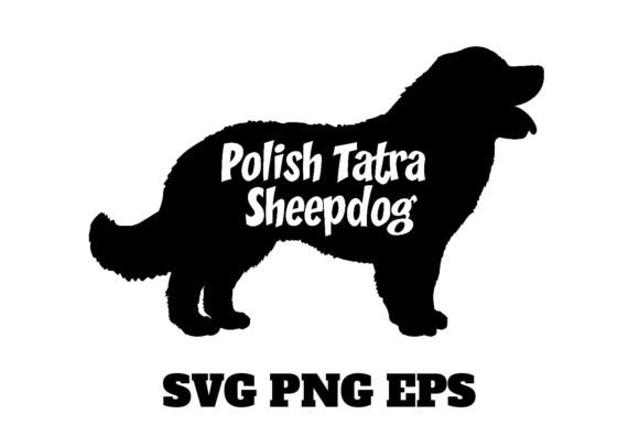 Polish Tatra Sheepdog Dog Silhouette