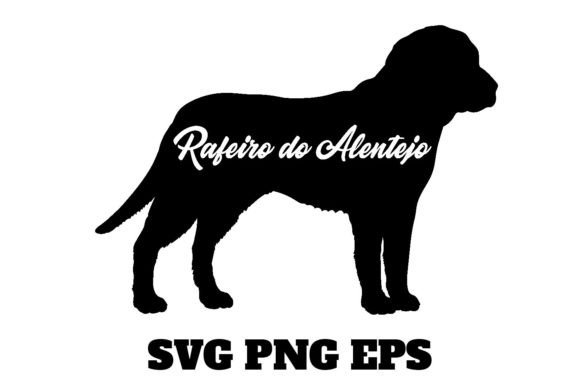 Rafeiro Do Alentejo Dog Silhouette Vect