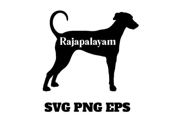 Rajapalayam Dog Silhouette
