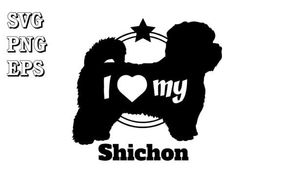 Shichon Dog Silhouette