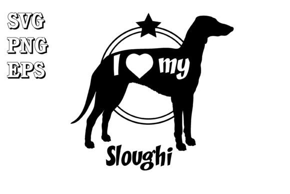 Sloughi Dog Silhouette