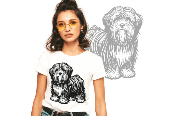 Tibetan Terrier SVG Pet Family Dog