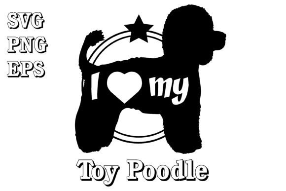 Toy Poodle Dog Silhouette