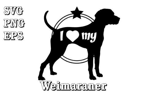 Weimaraner Dog Silhouette