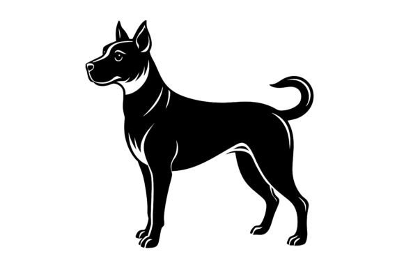 Whimsical Dog Silhouette